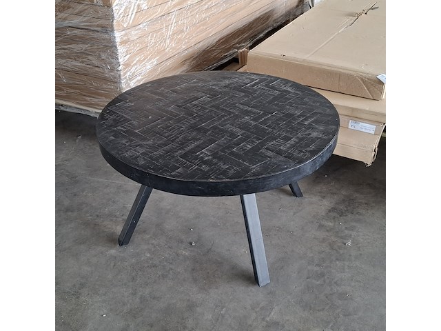 Salontafel | mangohout | visgraat, 2026 - afbeelding 1 van  5