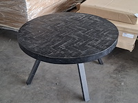 Salontafel | mangohout | visgraat, 2026 - afbeelding 1 van  5