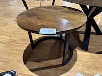 Salontafel, mangohout, zwarte poot - afbeelding 1 van  3
