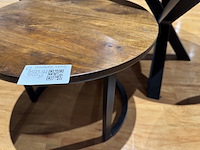 Salontafel, mangohout, zwarte poot - afbeelding 3 van  3