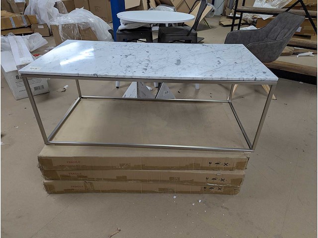 Salontafel marmer look - afbeelding 2 van  3