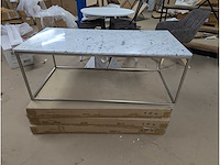Salontafel marmer look - afbeelding 2 van  3