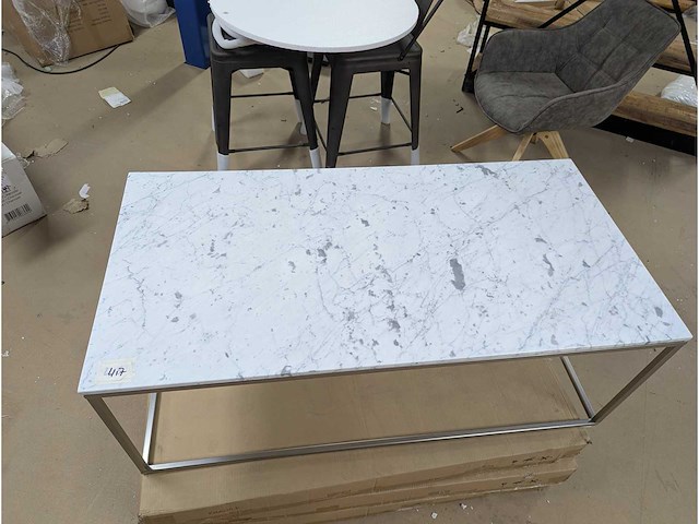 Salontafel marmer look - afbeelding 3 van  3