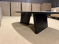 Salontafel marmer ovaal 130 x 70 x 40 label51, cryolite - afbeelding 5 van  8