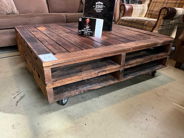 Salontafel met 2 fauteuils en 1 stoel en een 2 zitsbank - afbeelding 5 van  5