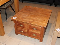 Salontafel met acht lades. afmeting 70 x 70 x 45 cm. - afbeelding 1 van  2