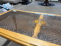 Salontafel met facet geslepen glasplaat - afbeelding 3 van  3