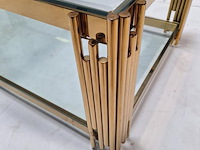 Salontafel met onderblad -ca. 130x70x46 cm - afbeelding 2 van  4