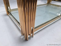 Salontafel met onderblad -ca. 130x70x46 cm - afbeelding 3 van  4