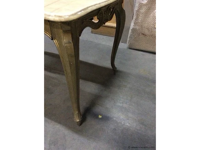 Salontafel met onyx/marmer blad - afbeelding 4 van  4