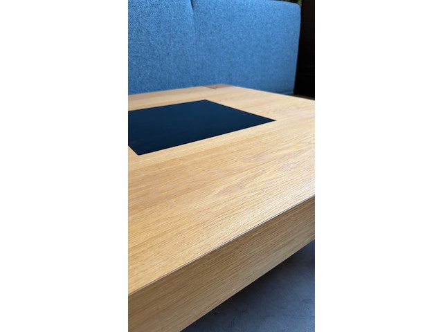 Salontafel, naturelhout, 100x100 cm - afbeelding 2 van  2
