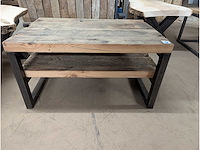 Salontafel oud grenen 80x55cm - afbeelding 3 van  3