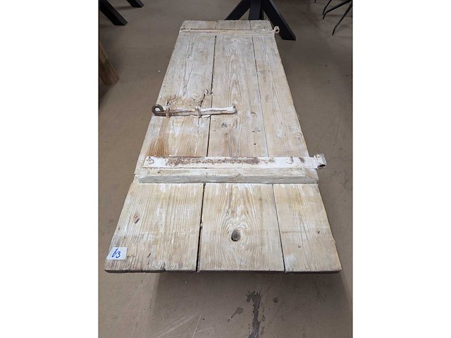 Salontafel oude deur 180x67cm - afbeelding 2 van  3