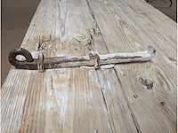 Salontafel oude deur 180x67cm - afbeelding 3 van  3