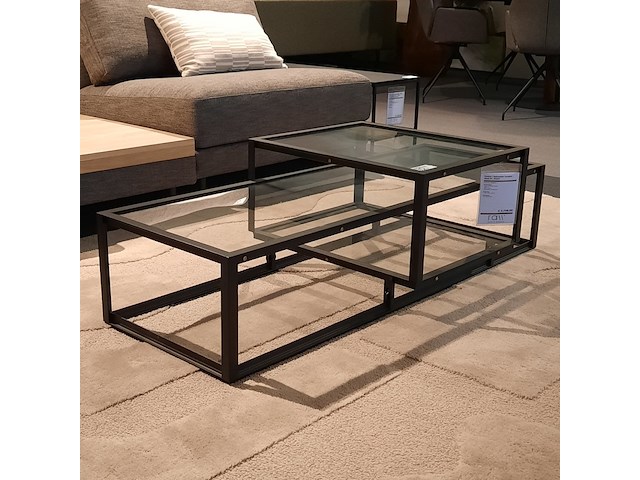 Salontafel pastoe, tangled, zwart - afbeelding 1 van  8