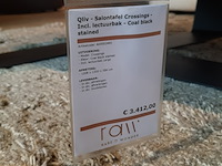 Salontafel qliv, crossings, zwart - afbeelding 2 van  8