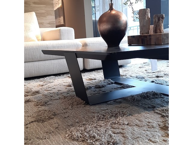 Salontafel qliv, crossings, zwart - afbeelding 5 van  8