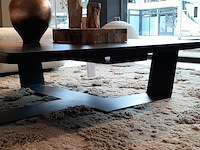 Salontafel qliv, crossings, zwart - afbeelding 6 van  8