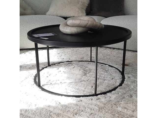 Salontafel qliv, to be served, zwart - afbeelding 1 van  6