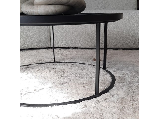 Salontafel qliv, to be served, zwart - afbeelding 5 van  6
