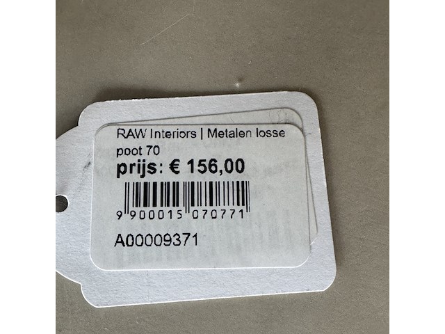 Salontafel raw interiors, zwart - afbeelding 2 van  2