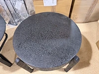 Salontafel rond label51, zwart - afbeelding 2 van  4