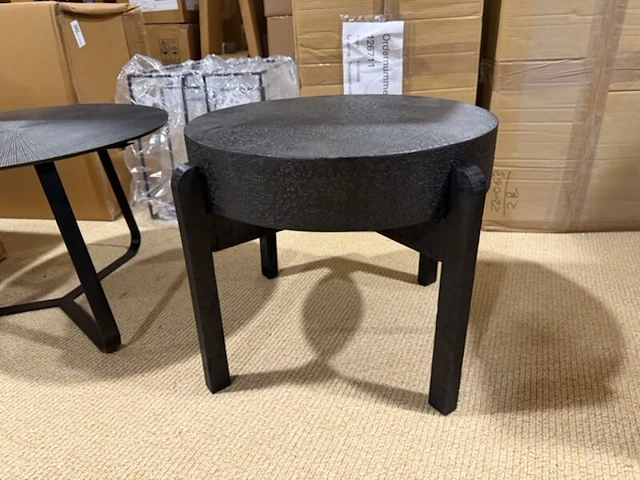 Salontafel rond label51, zwart - afbeelding 4 van  4