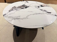 Salontafel rond marmer, cryolite - afbeelding 4 van  5