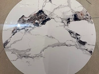 Salontafel rond marmer, cryolite - afbeelding 5 van  5