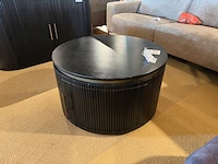 Salontafel rond tower, zwart - afbeelding 2 van  5