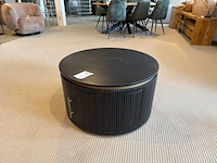 Salontafel, rond zwart