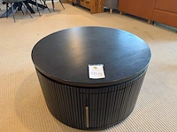 Salontafel, rond zwart - afbeelding 2 van  6