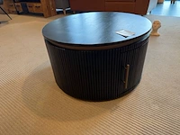 Salontafel, rond zwart - afbeelding 3 van  6