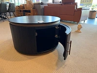 Salontafel, rond zwart - afbeelding 4 van  6