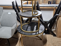 Salontafel set 3-delig, rond - afbeelding 1 van  5