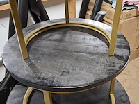 Salontafel set 3-delig, rond - afbeelding 4 van  5