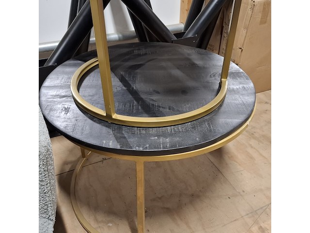 Salontafel set 3-delig, rond - afbeelding 5 van  5