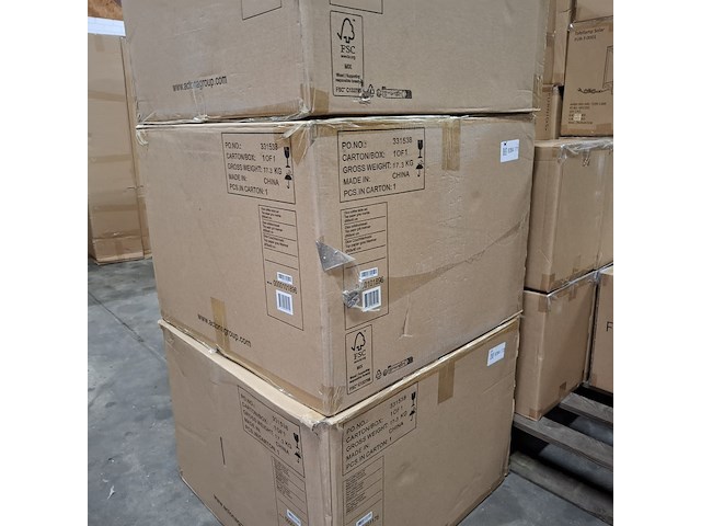 Salontafel set, actona, dice coffee table set, top paper grey marble - afbeelding 5 van  6