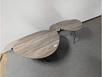 Salontafel set van 2 90 x 60cm en 60 x 40cm - afbeelding 1 van  2