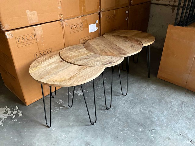 Salontafel set van 4 - afbeelding 6 van  9