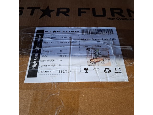 Salontafel, starfurn, boaz, 2024 - afbeelding 2 van  3