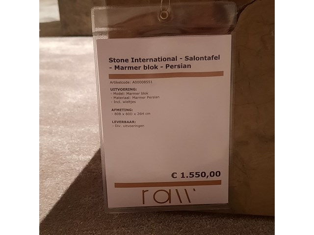 Salontafel stone international - afbeelding 2 van  5
