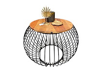 Salontafel vaals - rond 80x80x51 cm (2x) - afbeelding 3 van  3