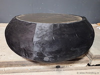Salontafel v.v. spiegelblad ø 115cm - afbeelding 1 van  4