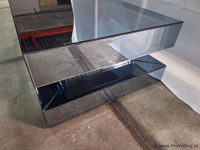 Salontafel v.v. spiegelglas - afbeelding 2 van  4