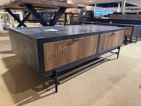 Salontafel, zwart + bruin - afbeelding 1 van  5