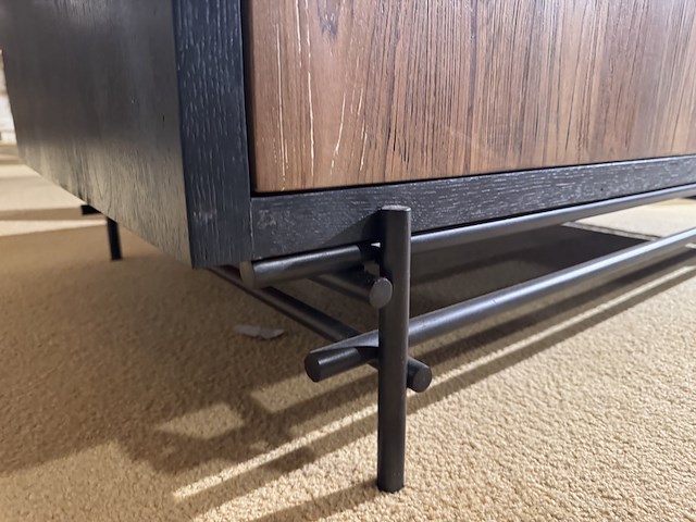 Salontafel, zwart + bruin - afbeelding 4 van  5