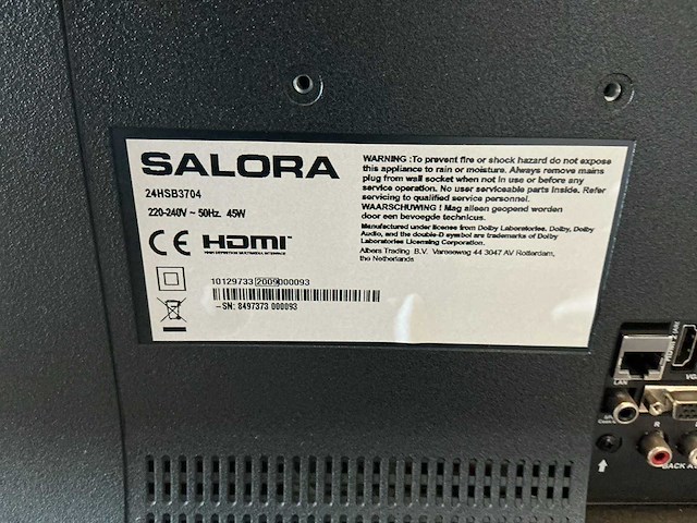 Salora 24hsb3704 monitor - afbeelding 3 van  3