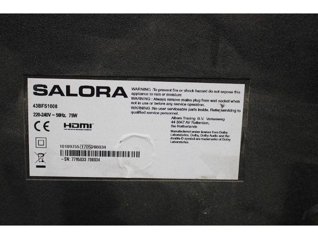 Salora 43 inch led televisie zonder ab - afbeelding 7 van  7
