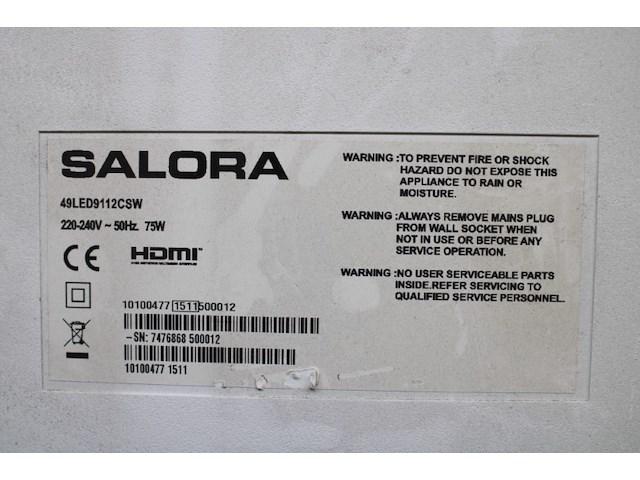 Salora 49 inch led televisie zonder ab - afbeelding 5 van  9